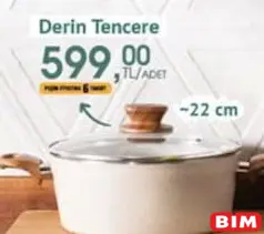 MEHTAP DERİN TENCERE 22 CM